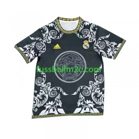 Fußballtrikots Real Madrid Versace Edition Heim Trikotsatz Schwarz 2024-2025